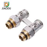 Bottom price latest 15mmx20mm brass corner angle H 1/2" h radiator valve