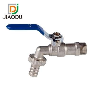 1/2 Nickel Plated bibcock Brass Ball Hose Bibcock Tap  Brass Water Plastic Tap Faucet